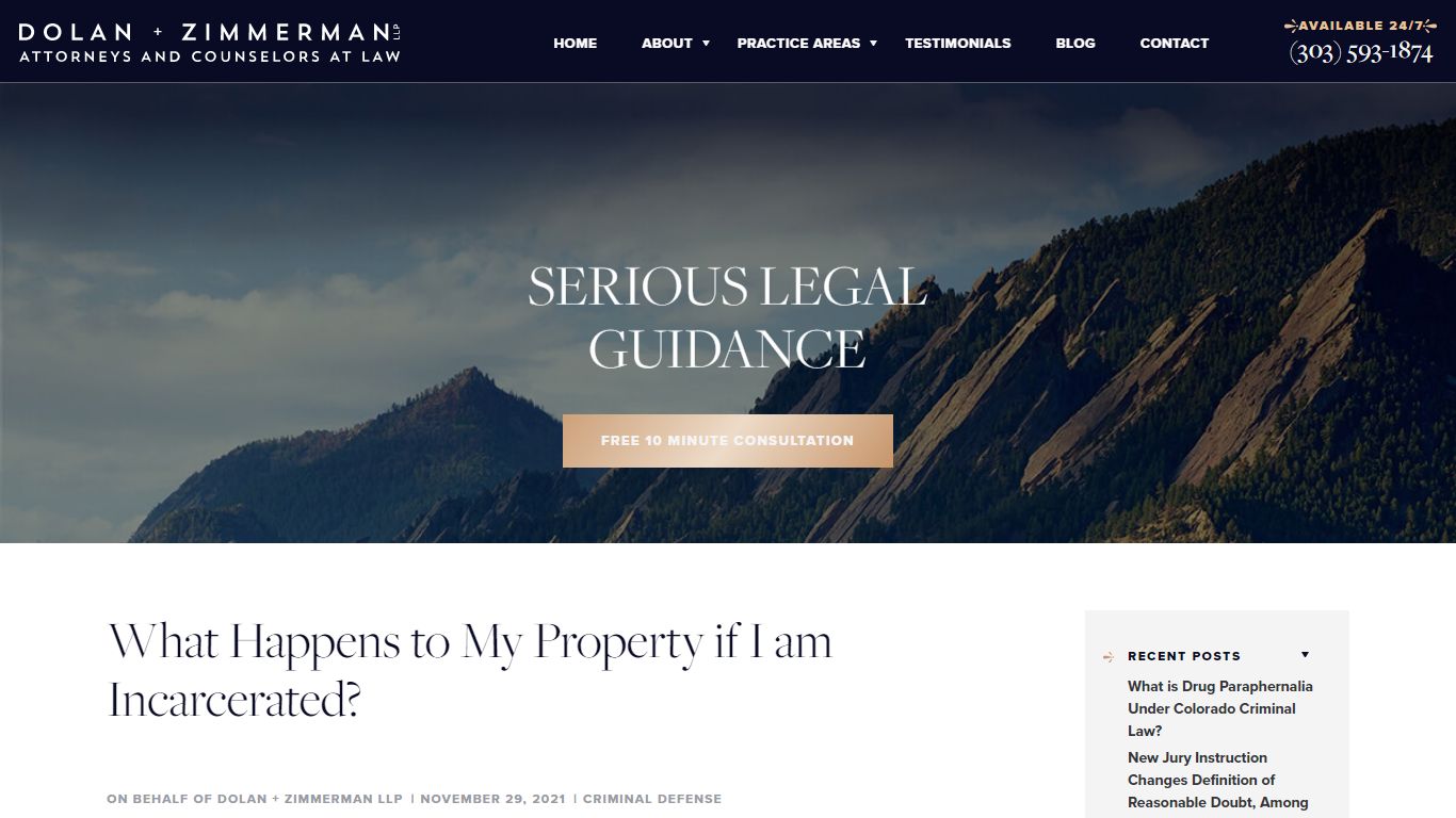 What Happens to My Property if I am Incarcerated? - Dolan